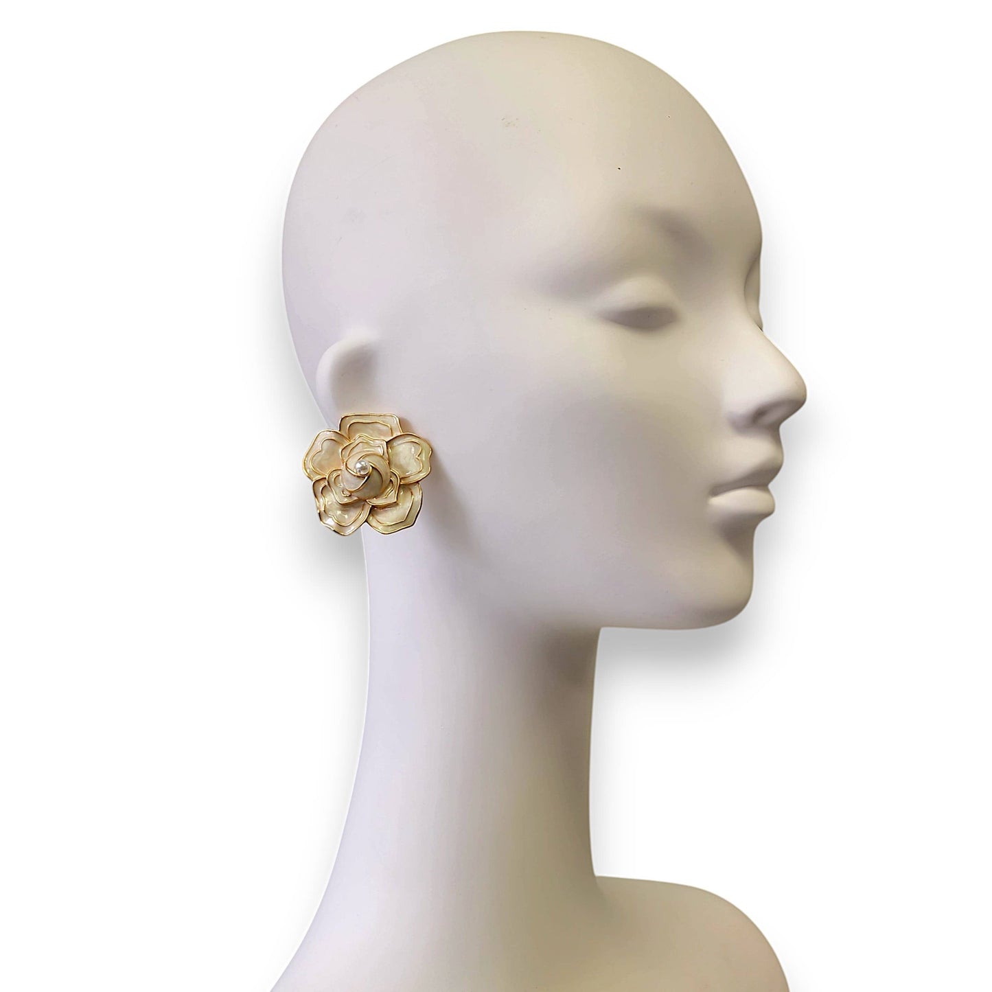 Pearl Flower Earrings