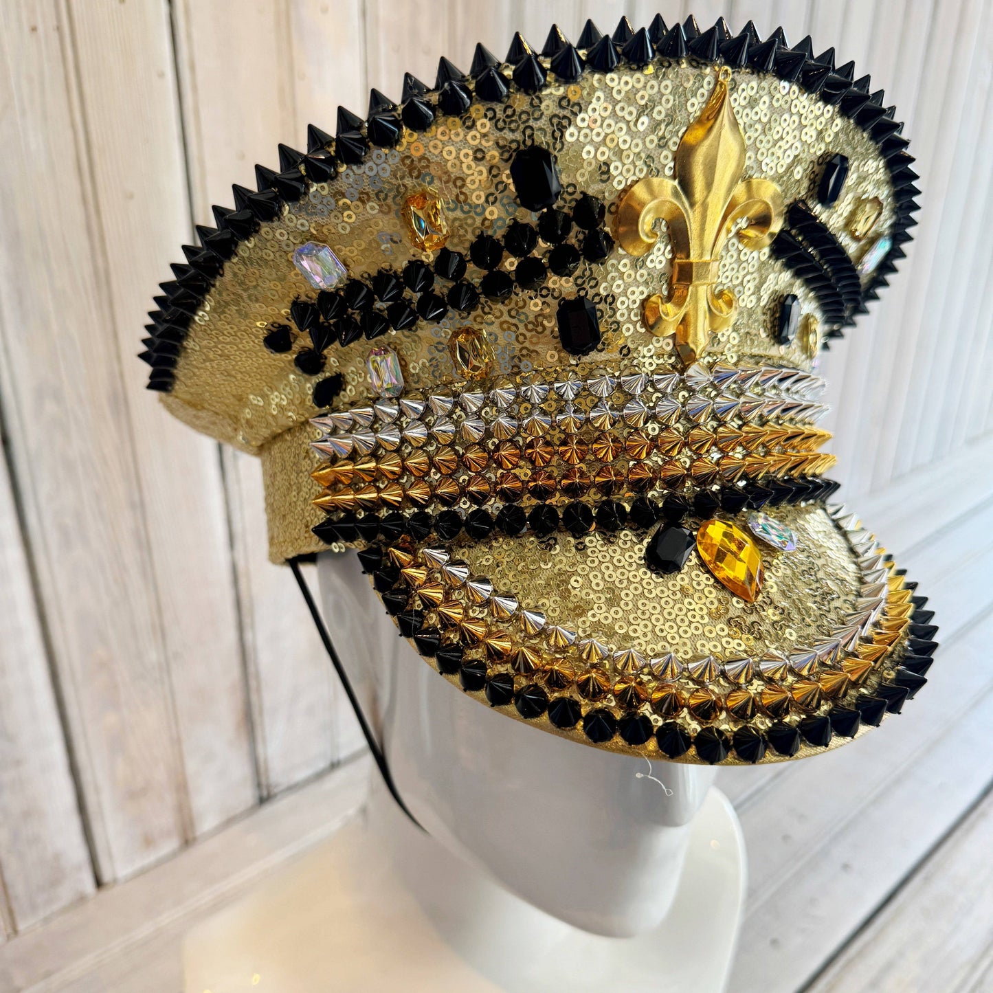 Black & Gold Conductor Hat