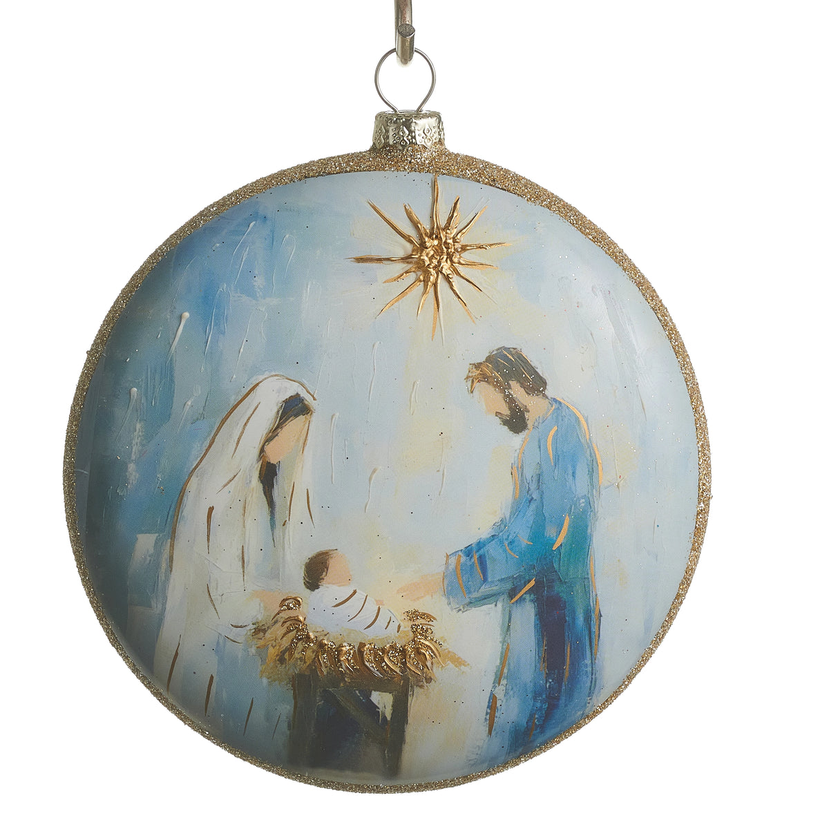 Blessed In Bethlehem Disc Ornament