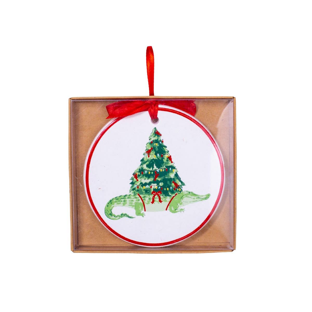 Gator Christmas Tree Ornament