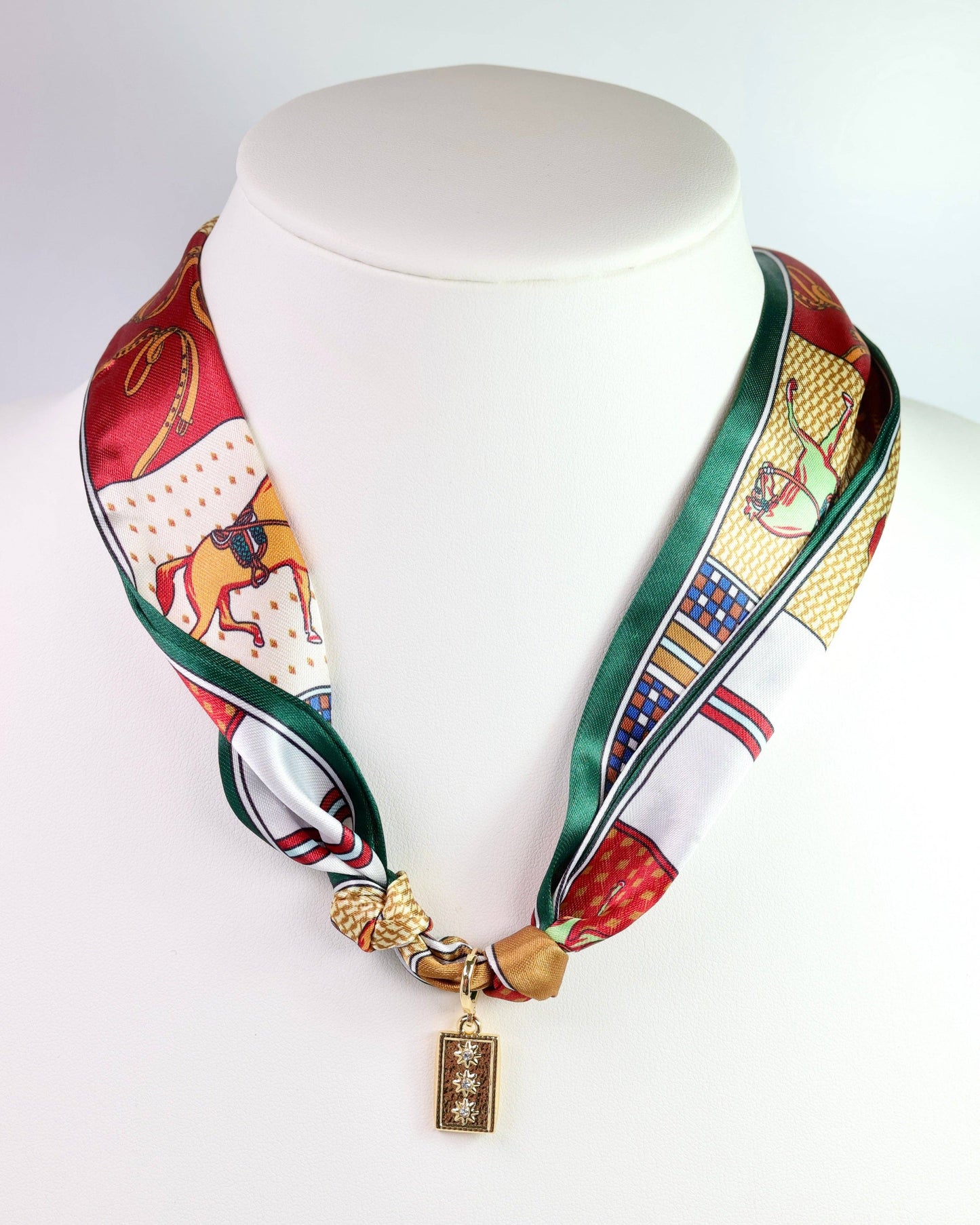 Lillie Scarf Charm Necklace