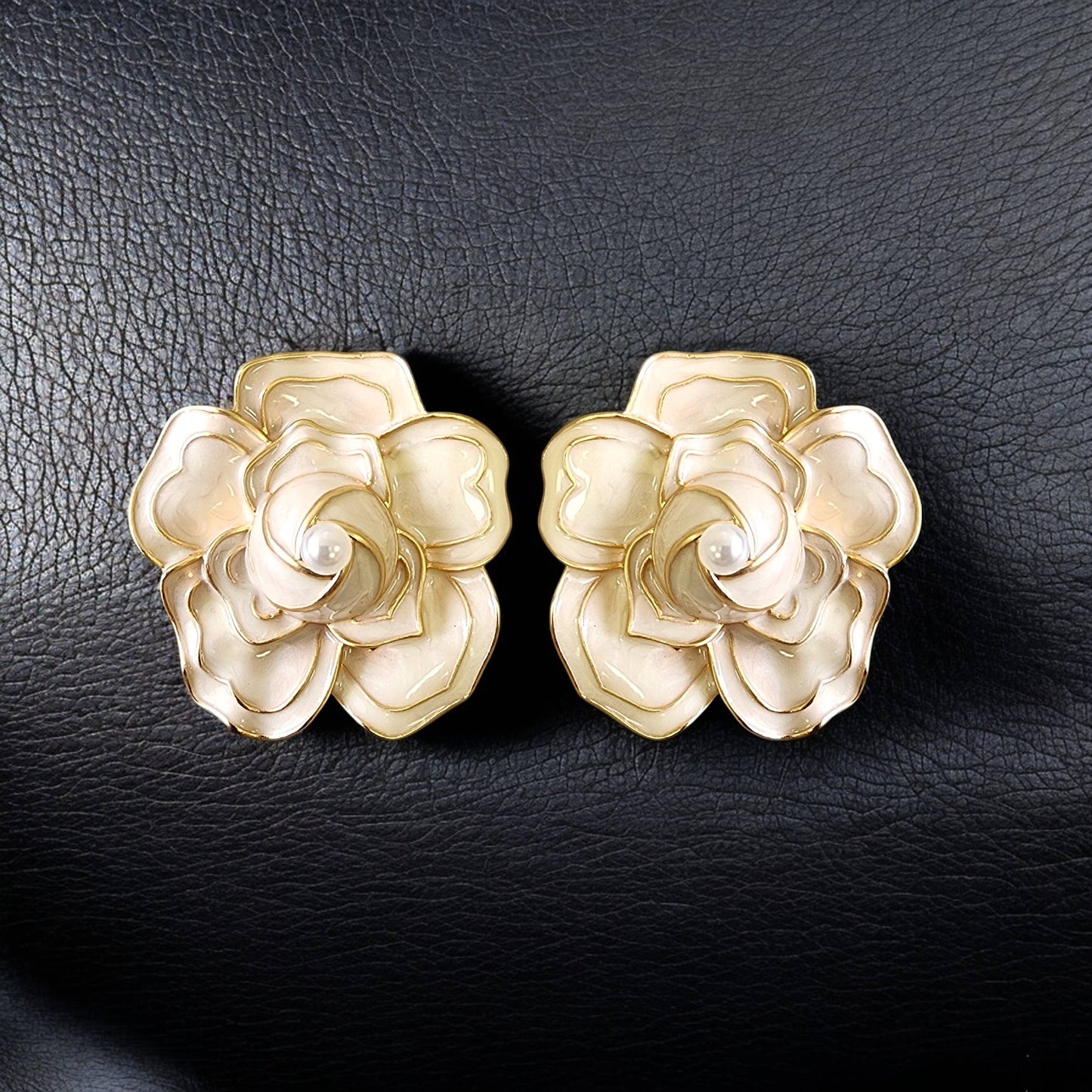 Pearl Flower Earrings