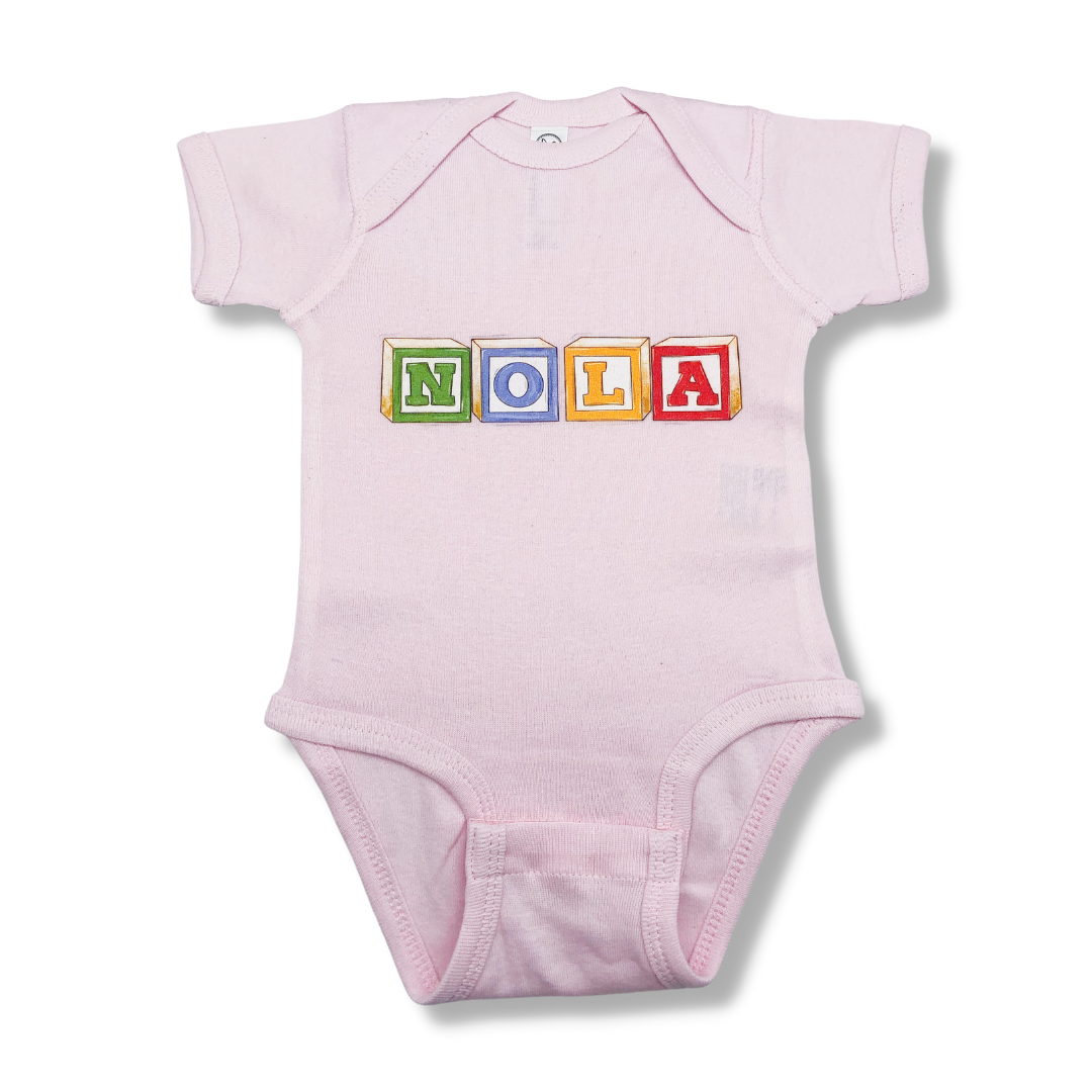 NOLA Blocks Onesie