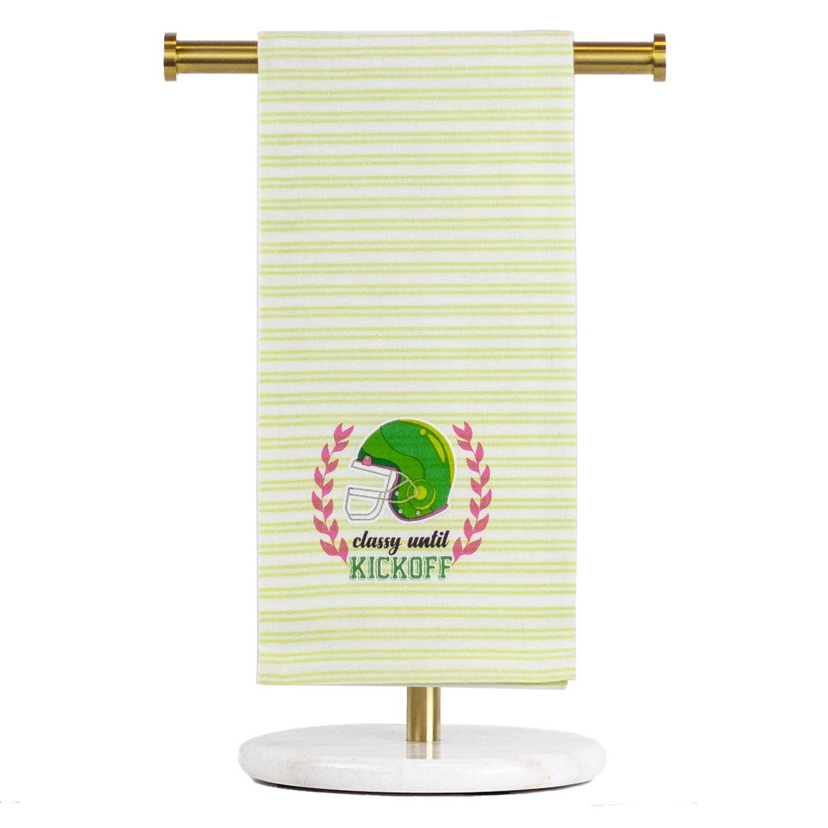 “Classy Until Kickoff” Hand Towel
