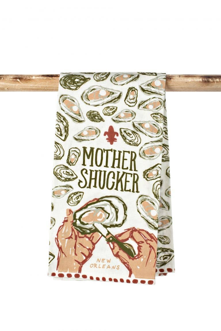 Mother Shucker Tea Towel
