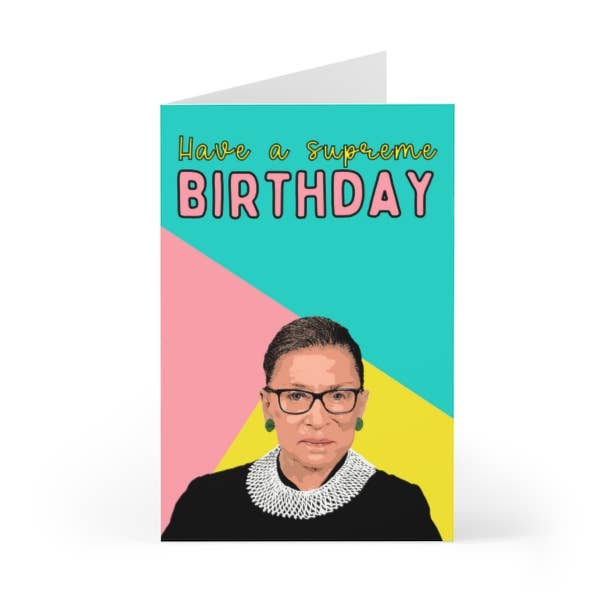 Ruth Bader Ginsburg Birthday Card