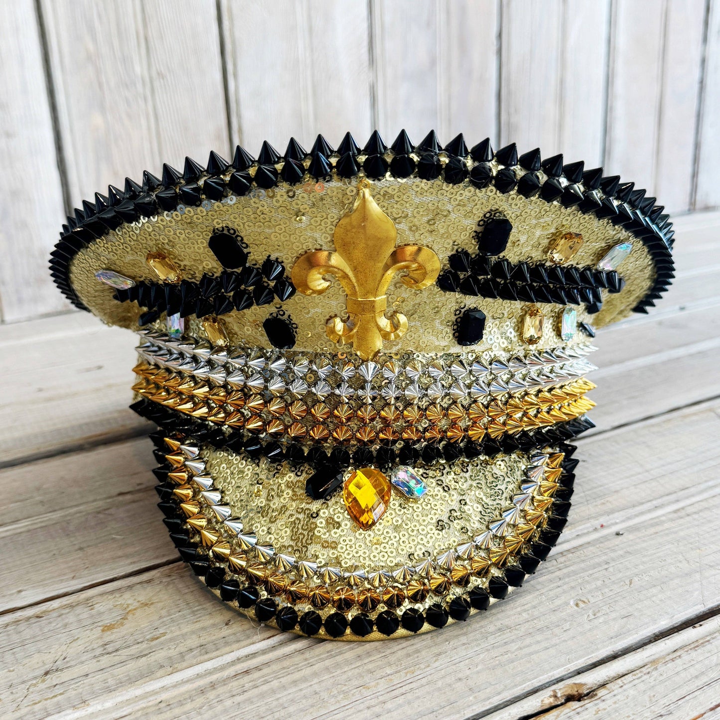 Black & Gold Conductor Hat