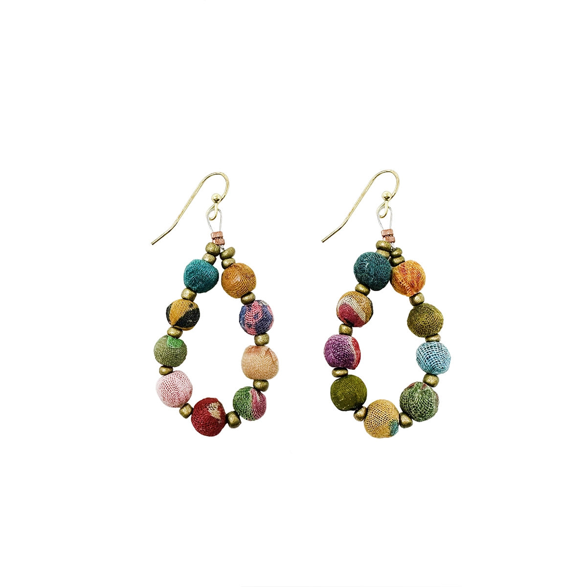 Beaded Teardrop Earrings