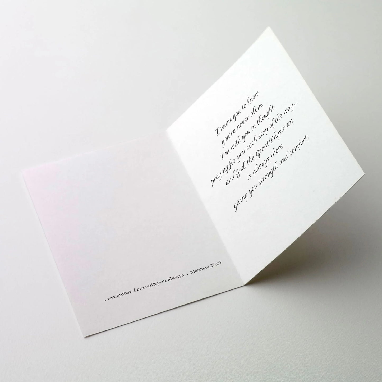 Thinking of You as You Undergo Treatments Card