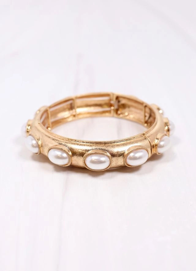 Harriette Pearl Bracelet