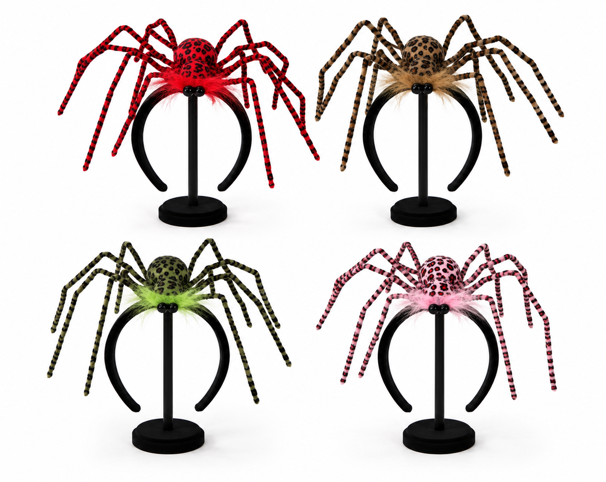 Leopard Pattern Spider Headband