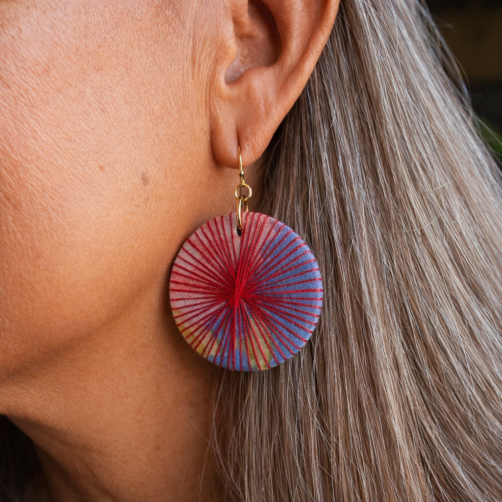 Threadburst Solo Grande Earrings