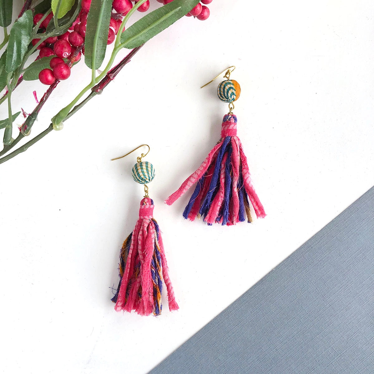 Dangling Tassel Earrings
