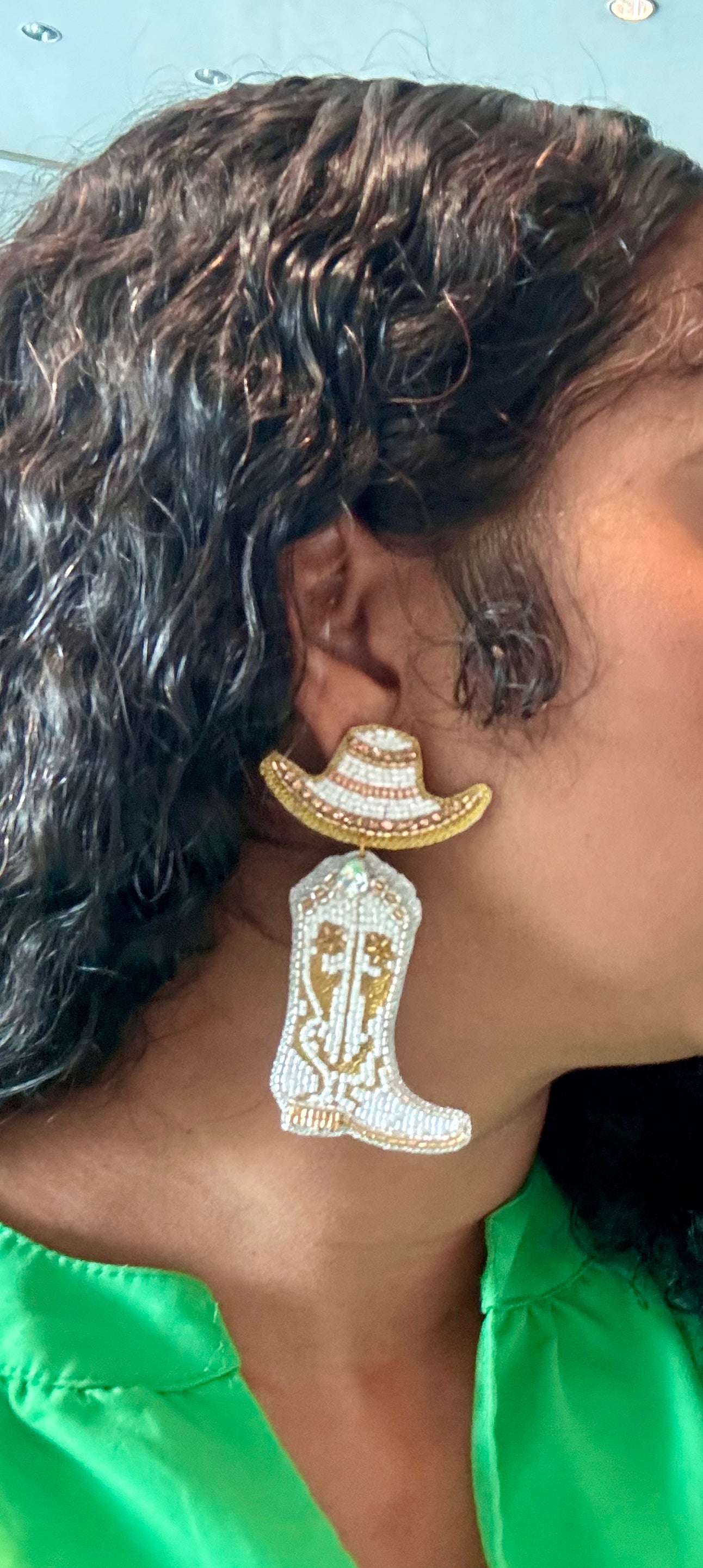 (Pre-Order) Cowgirl Boot Earrings