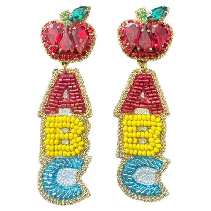 Apple and ABC Earrings