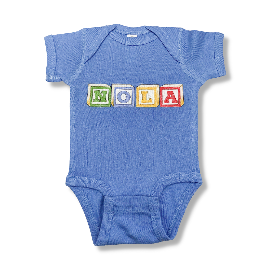 NOLA Blocks Onesie