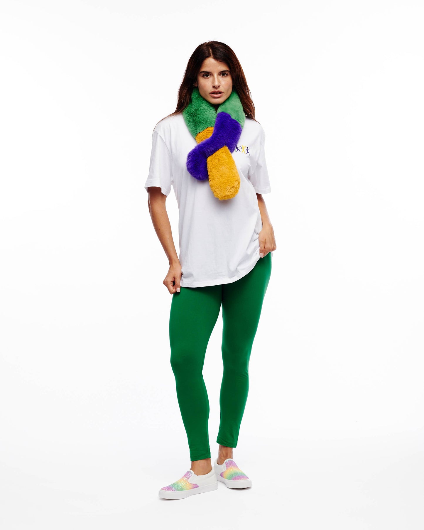 Mardi Gras Fur Scarf