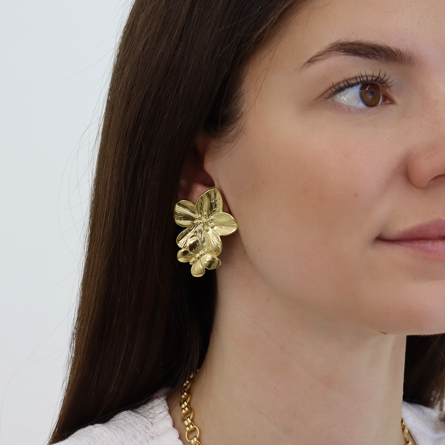 Bloom Clip On Earrings