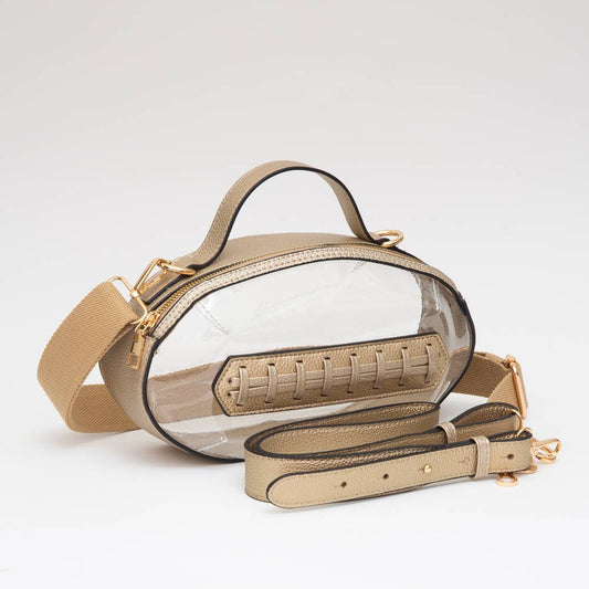 Football Style Clear Bag