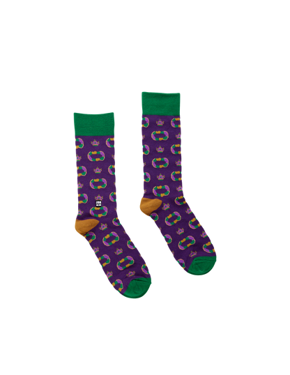 King Cake Socks by Bonfolk