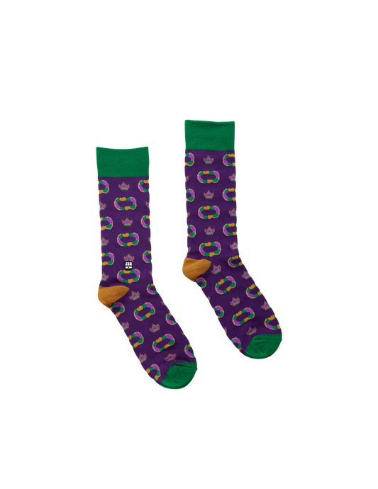 King Cake Socks by Bonfolk
