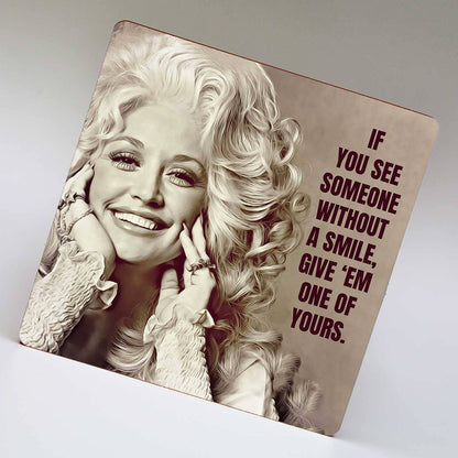 Dolly Parton Square Magnet