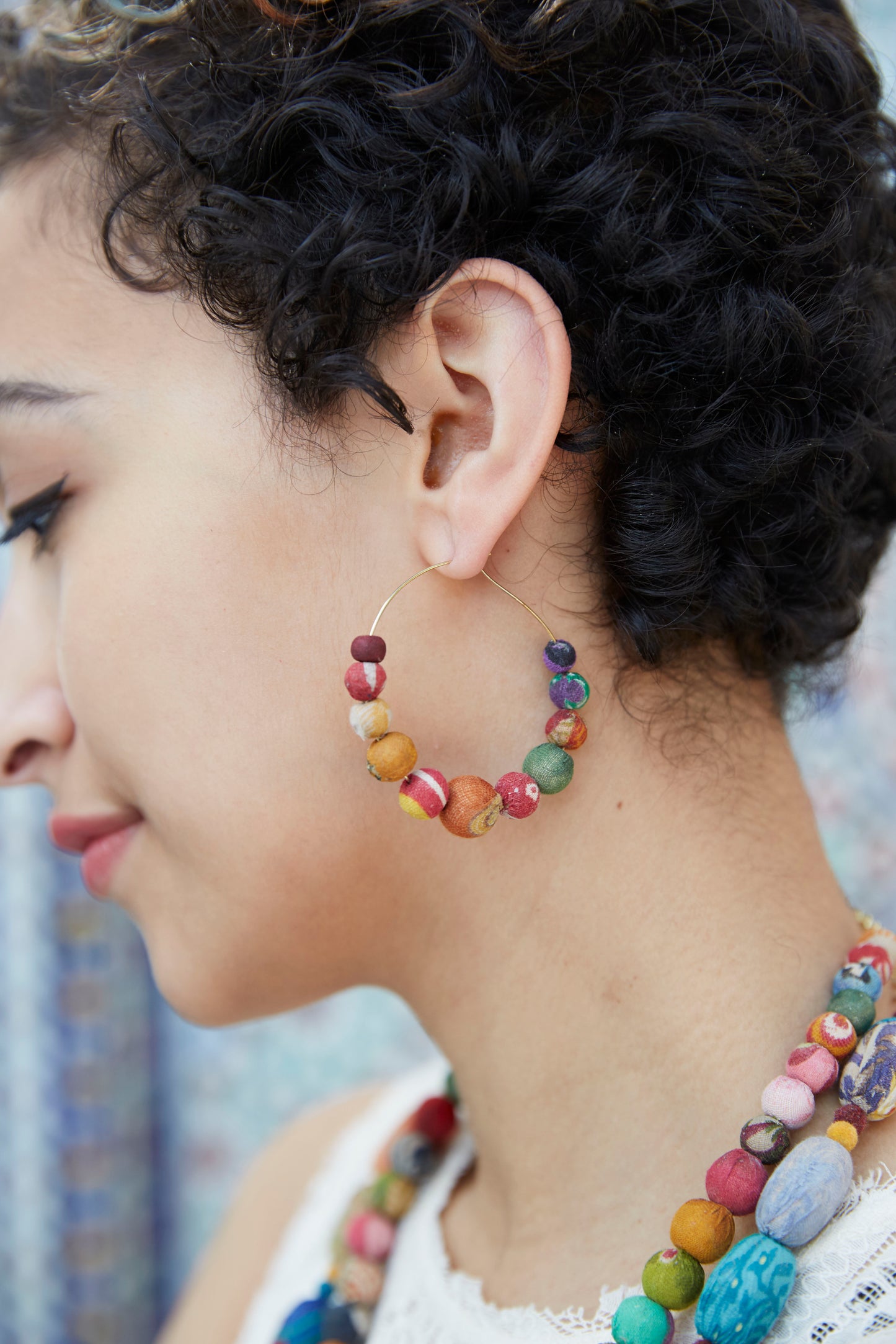 Kantha Graduated Hoops