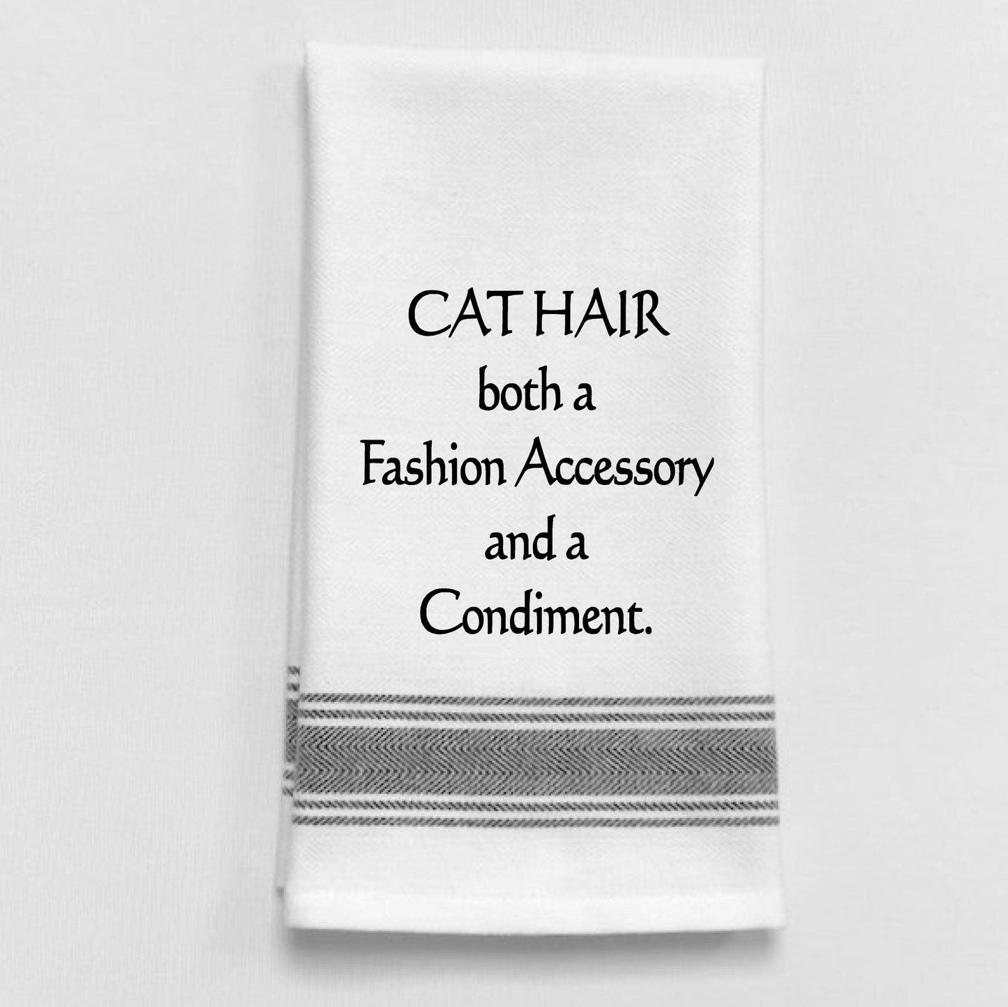 Garnished with Cat Hair Tea Towel
