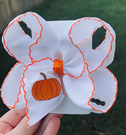 Pumpkin Hair Bow