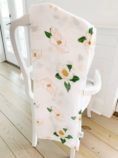Magnolia Unisex Swaddle Blanket
