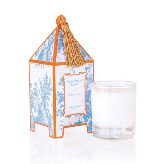 Classic Toile Mini Pagoda Candle