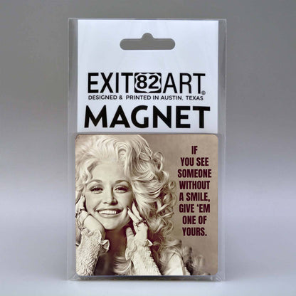 Dolly Parton Square Magnet