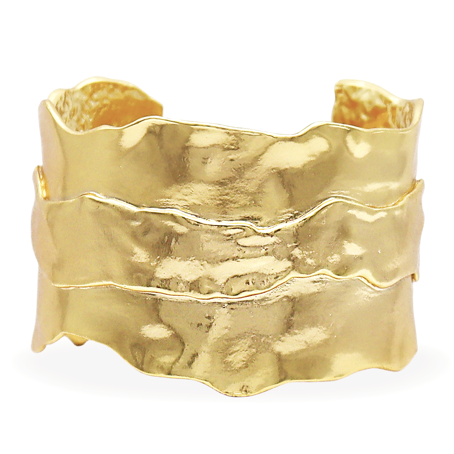 Parchment Texture Cuff Bracelet