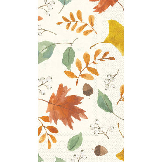 Harvest Leaves Paper Guest Towels