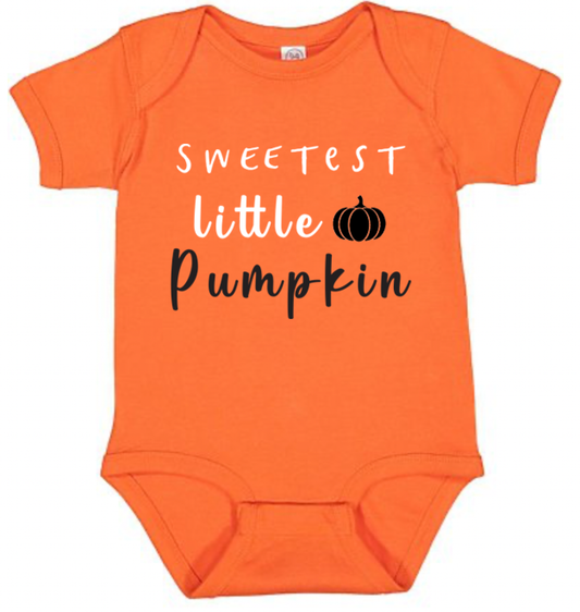 Sweetest Little Pumpkin Onsie
