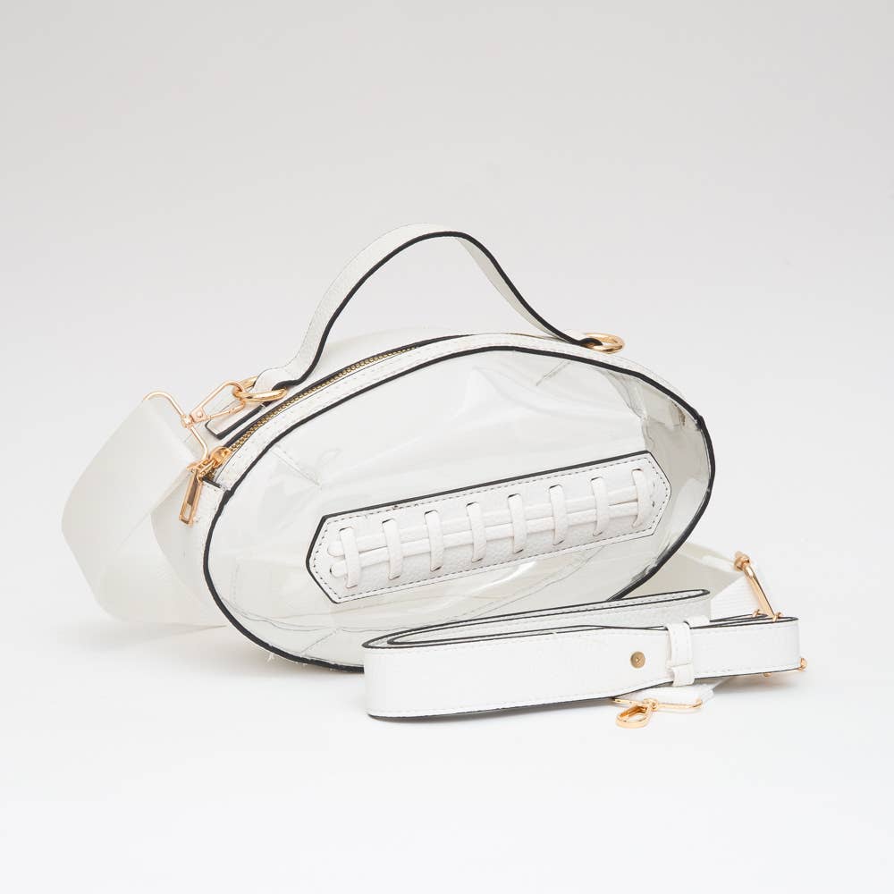 Football Style Clear Bag