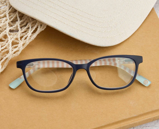 Peepers Navy Summer Stripe Eyeglasses