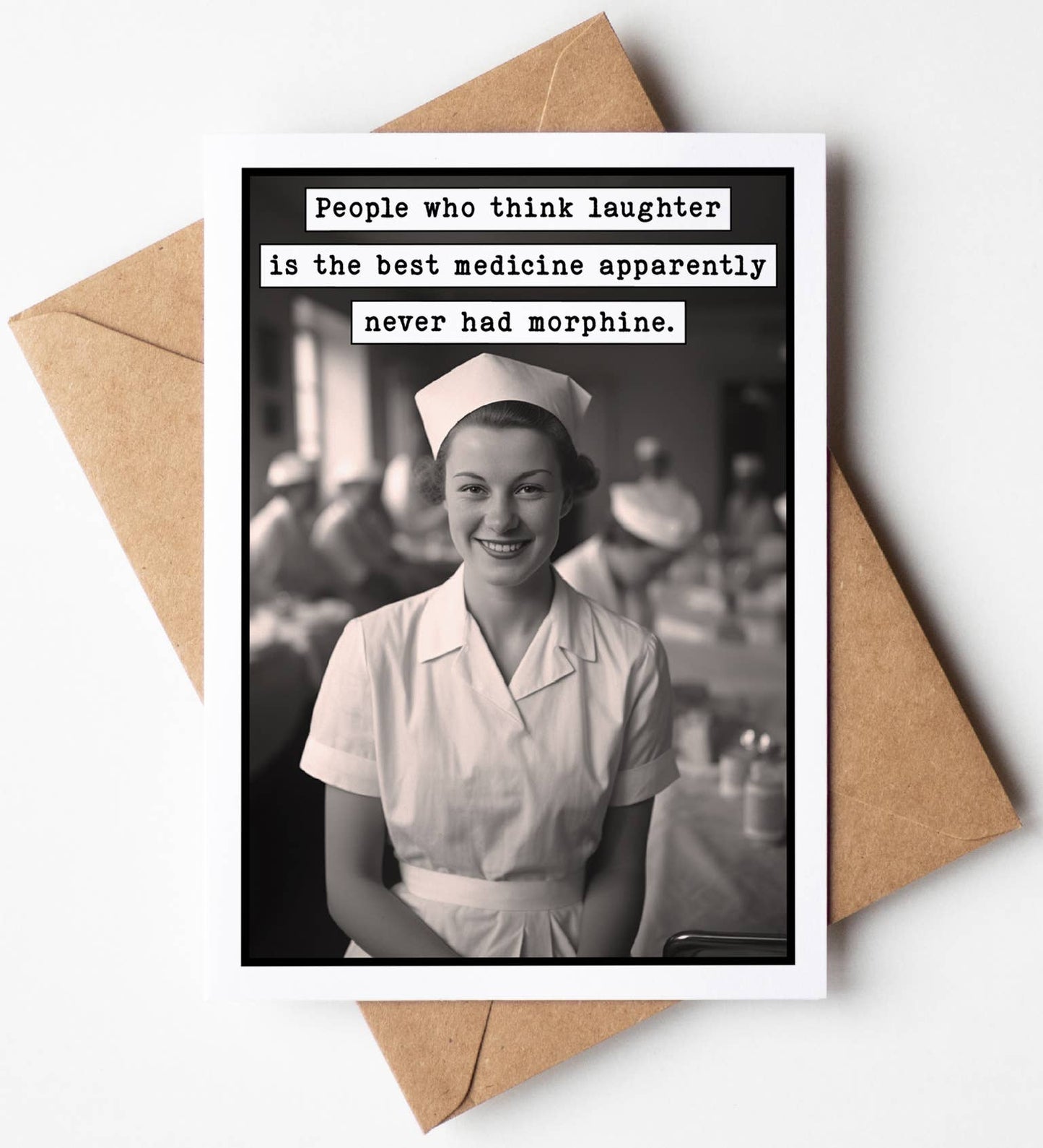 People Who Think Laughter Greeting Card