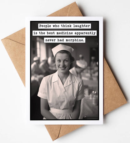 People Who Think Laughter Greeting Card