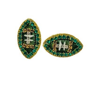 Football Stud Earrings