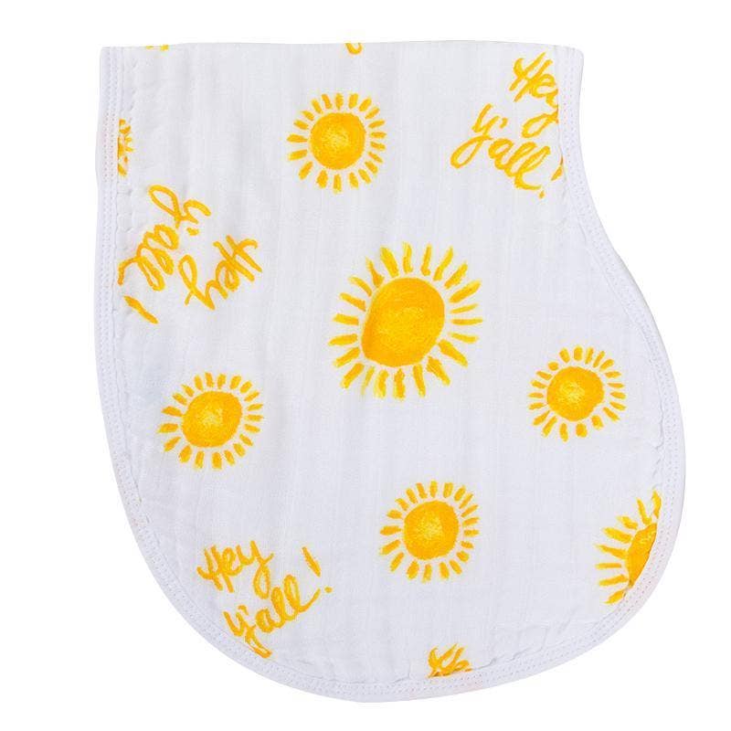 Hey Ya'll! Baby Burp Cloth and Bib Combo