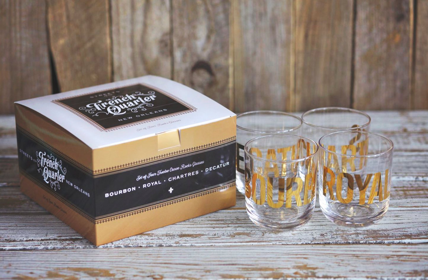 French Quarter Glassware (Set of 4)