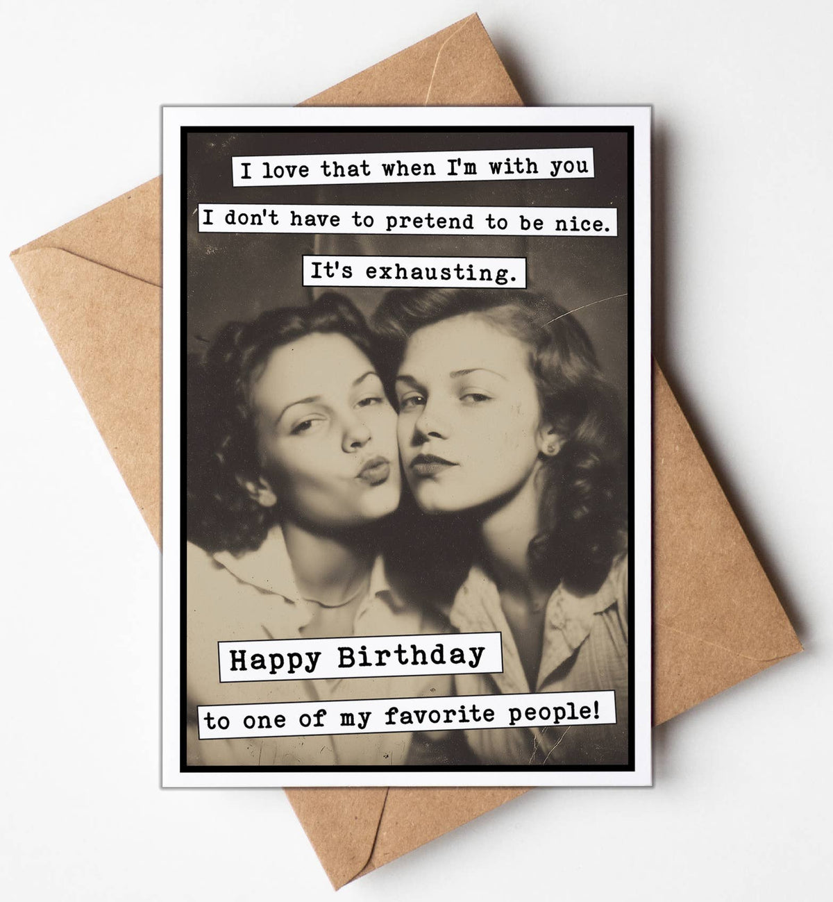 Pretend Nice Birthday Card