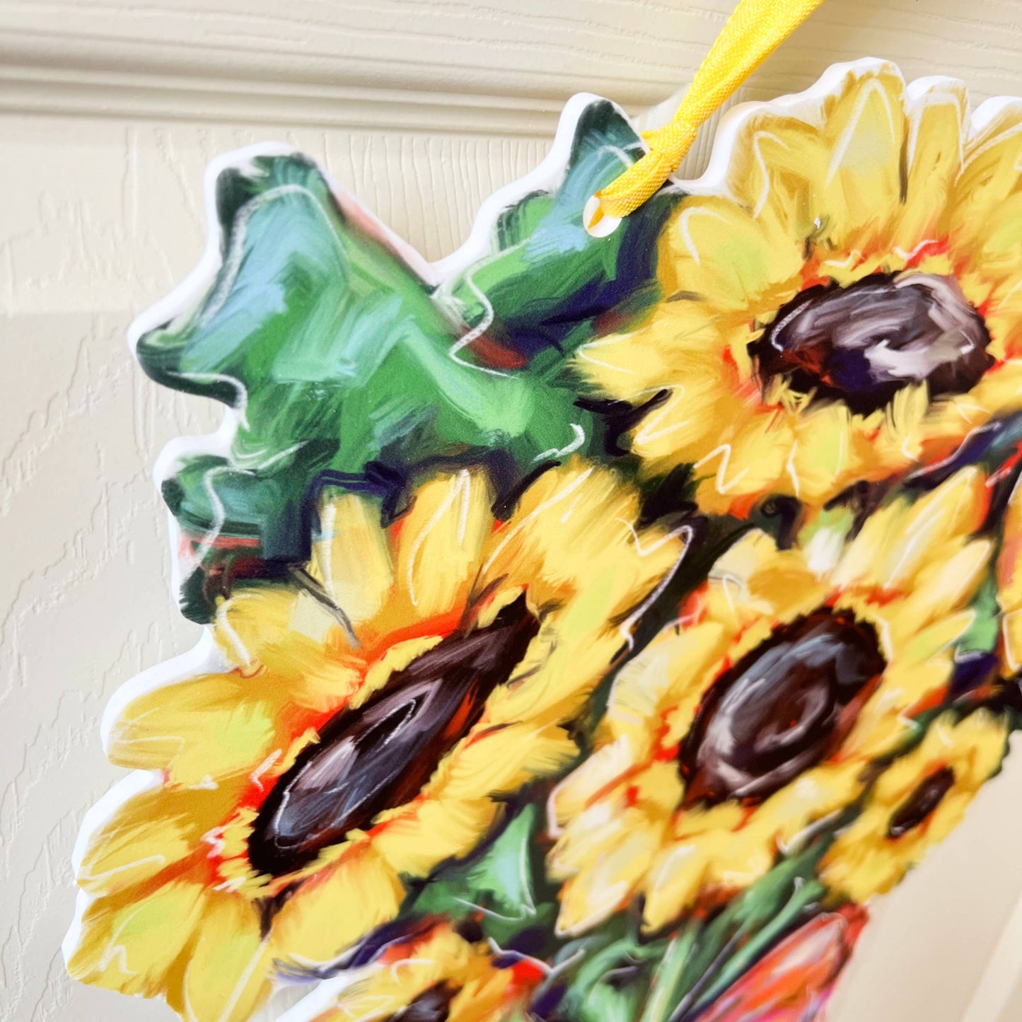 Sunflower Fall Bouquet Door Hanger