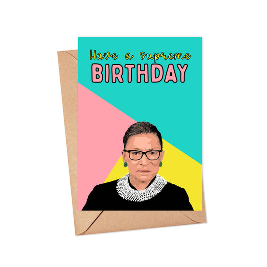 Ruth Bader Ginsburg Birthday Card