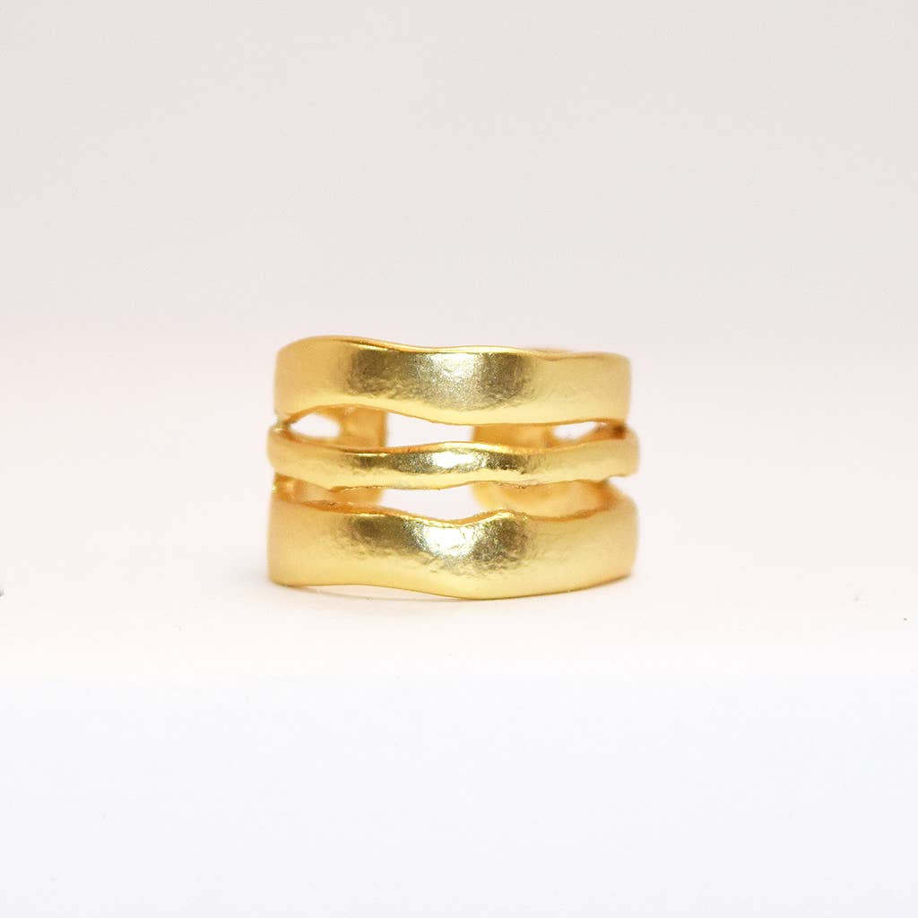 Wavy Line Ring