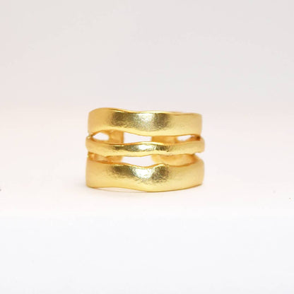 Wavy Line Ring