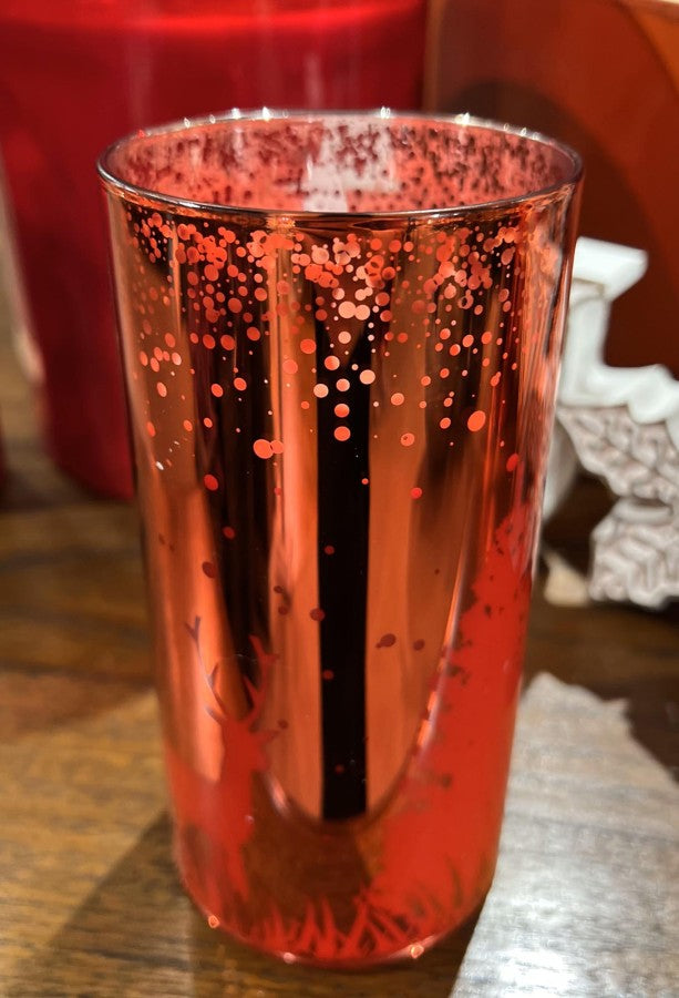 Red LED Pillar Candle