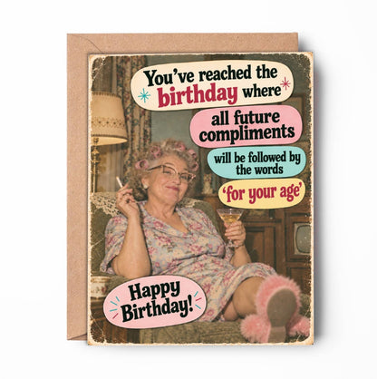 For Your Age Birthday Card