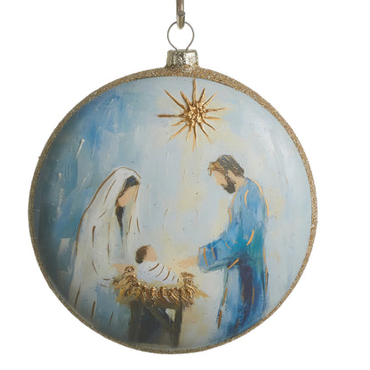 Blessed In Bethlehem Disc Ornament